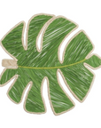 Monstera Leaf Handwoven Iraca Placemat