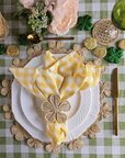 Daisy Handwoven Iraca Napkin Ring