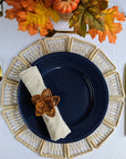 Star Flower Handwoven Iraca Napkin Ring