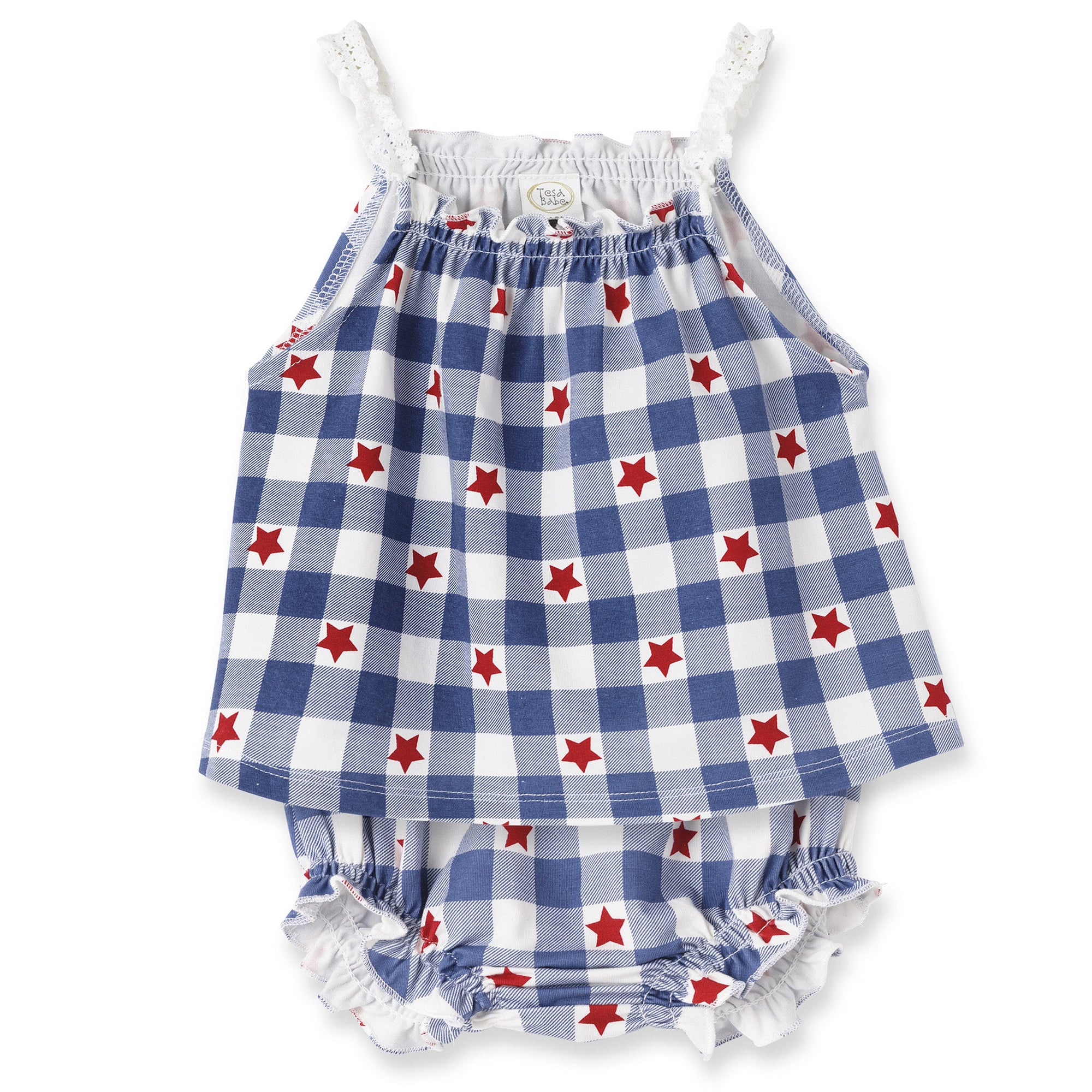 Americana Baby Bamboo Swing Top &amp; Bloomers Set - 4th of July