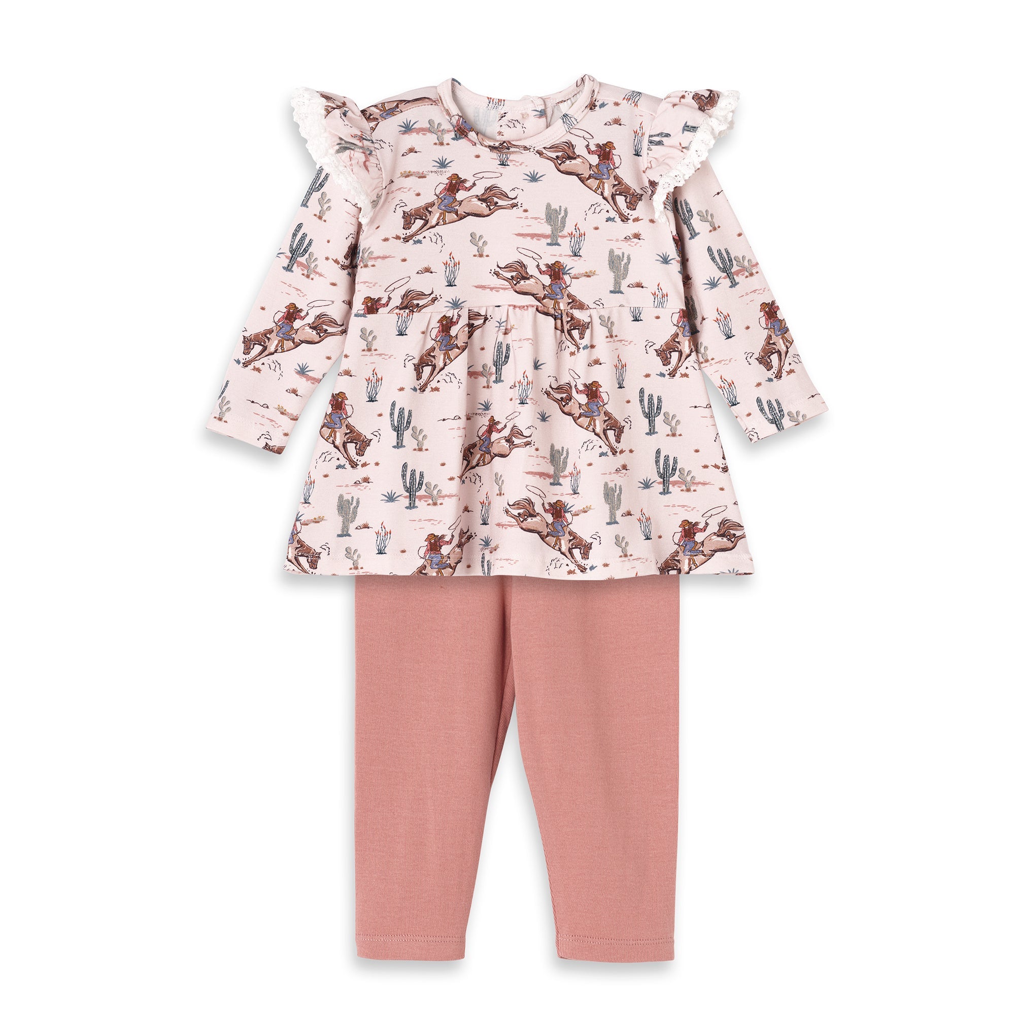 Prairie Princess Baby Girl's Western Bamboo Top &amp; Legging