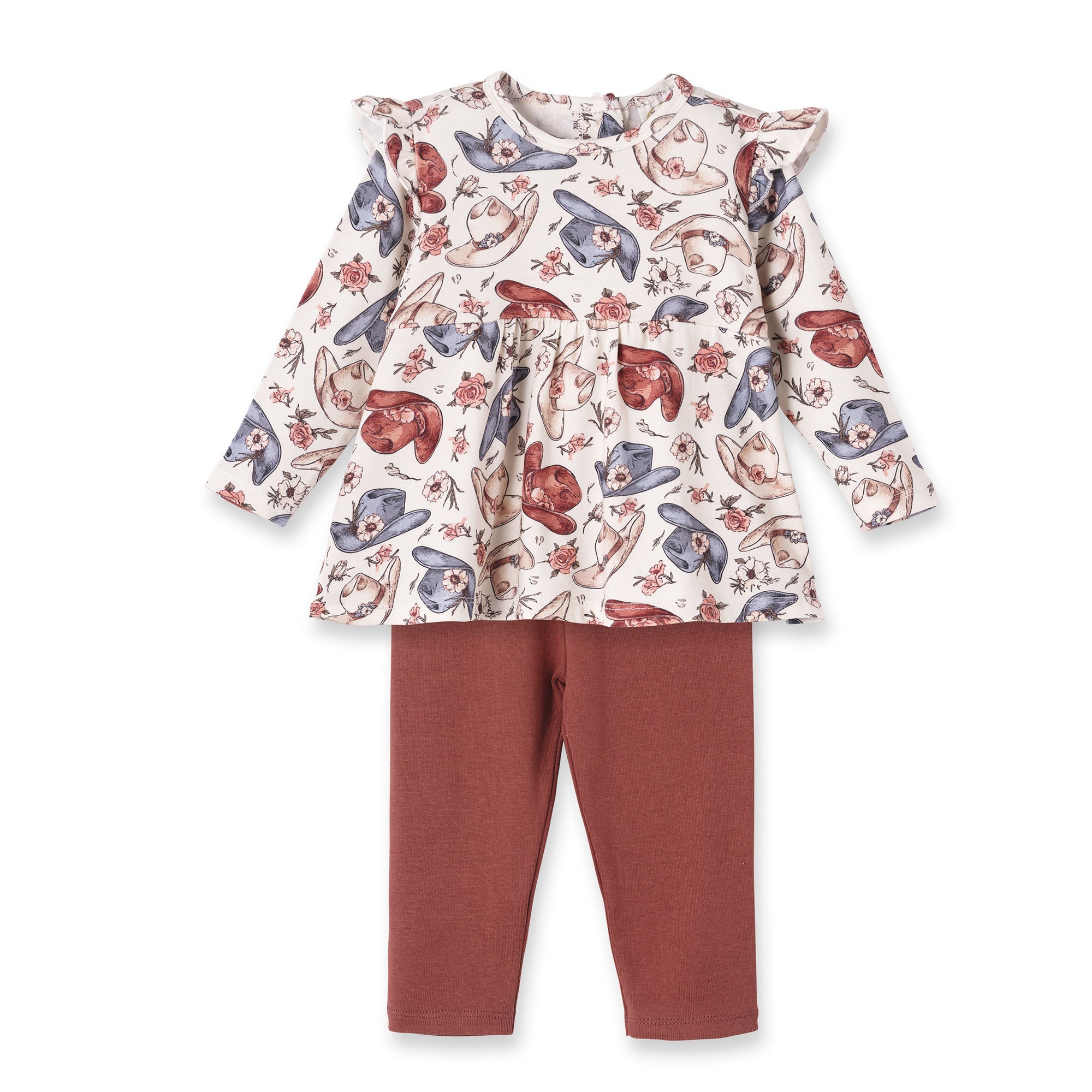 Wildflower Rodeo Cowgirl Set- Bamboo Top &amp; Cotton Pants