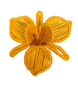 Thanksgiving Orchid Handwoven Iraca Napkin Ring