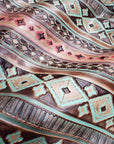 **Leather Teardrop Earrings in Turquoise Navajo 217n