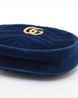 Gucci GG Marmont Velvet & Leather Waist Bag