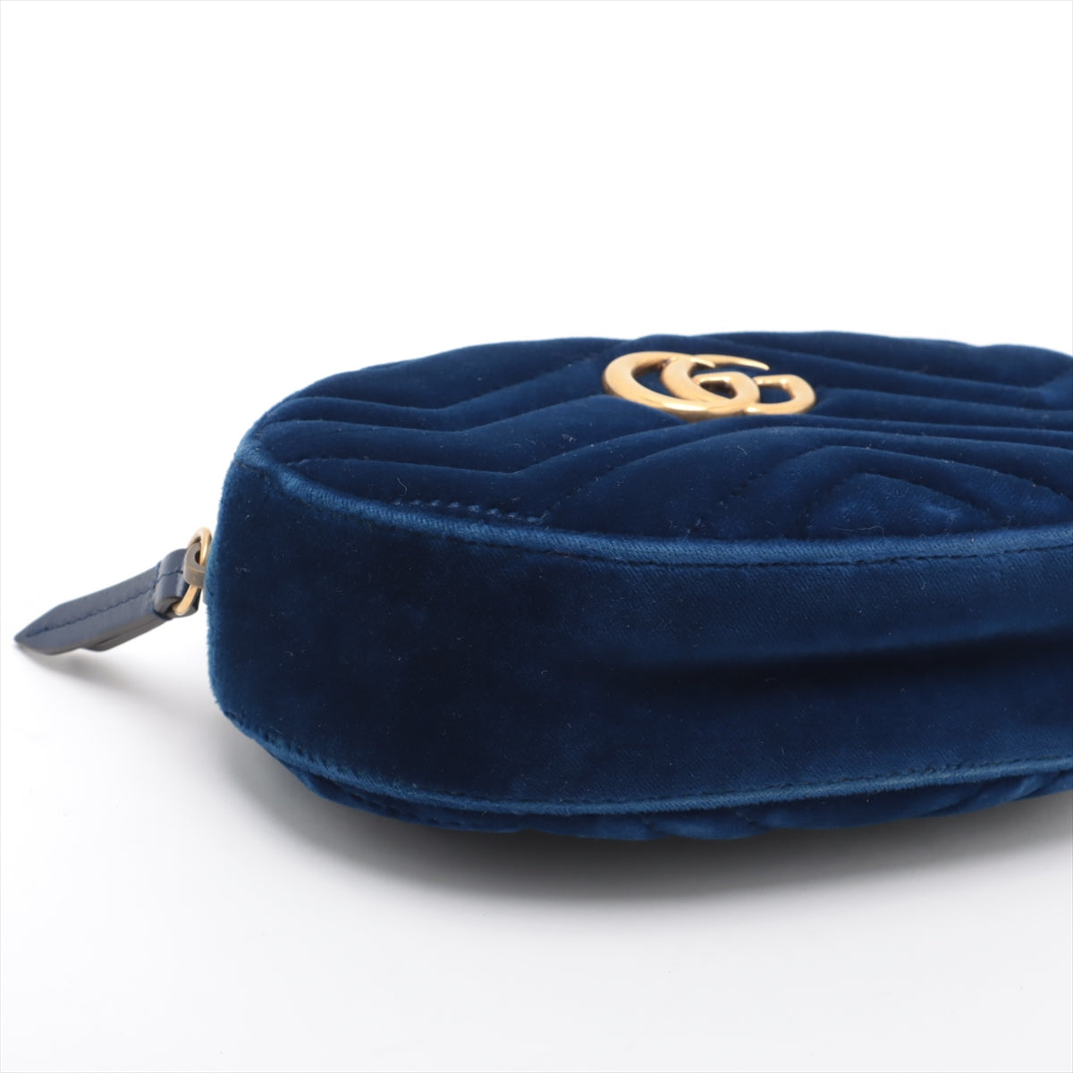 Gucci GG Marmont Velvet &amp; Leather Waist Bag