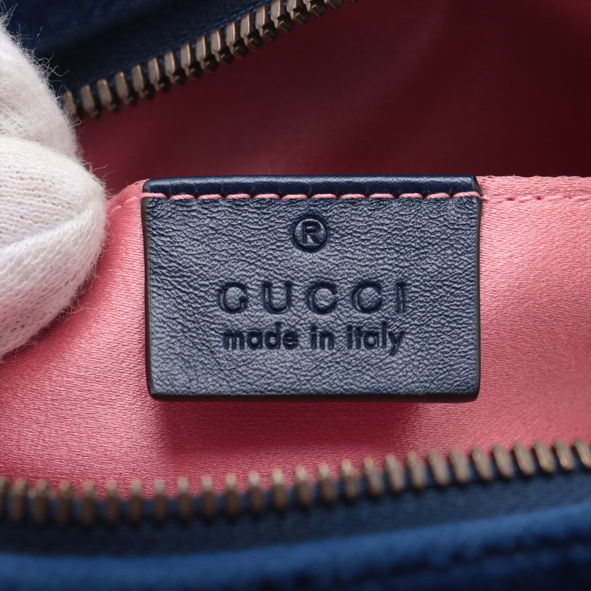 Gucci GG Marmont Velvet &amp; Leather Waist Bag