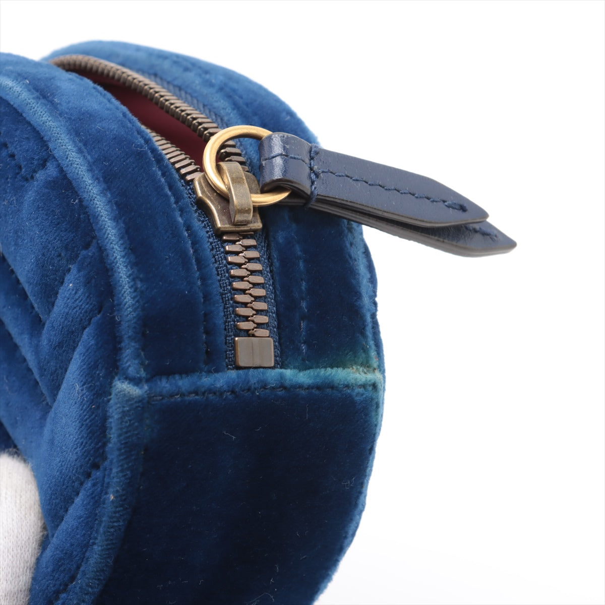 Gucci GG Marmont Velvet &amp; Leather Waist Bag