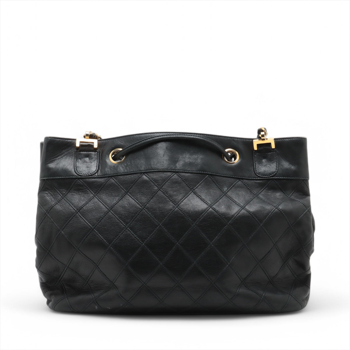 Chanel Lambskin Black Quilted Shoulder Bag 0 Series 