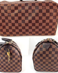 LOUIS VUITTON Speedy 30 Damier Ebene Hand Bag