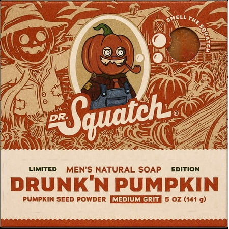 Dr. Squatch Drunk'n Pumpkin Bar Soap
