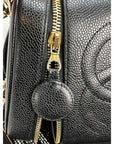Chanel Vanity Cosmetic Case Black Caviar Leather Bag