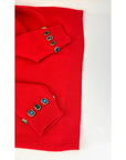 Gucci Womens NY Yankees Wool Red Sweater Pullover