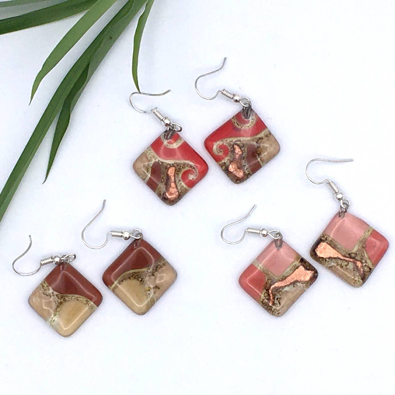 Fused Glass Earrings