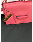 Loewe Medium Barcelona Pink Leather Shoulder Bag