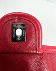 Chanel Caviar Quilted Medium French Riviera Red Flap