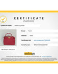 Fendi Mini Peekaboo Pink Leather Hand Shoulder Bag