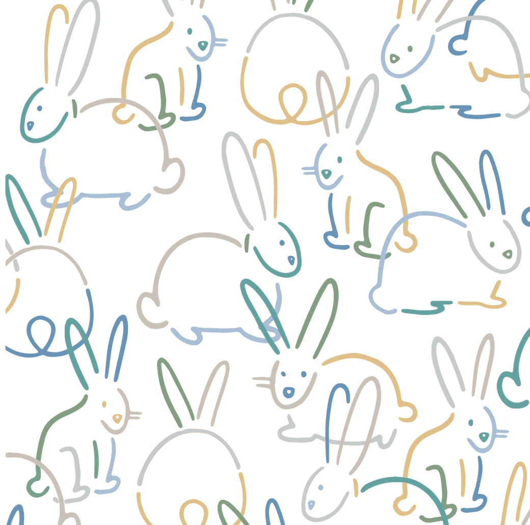 finn + emma Organic Cotton Bunny Footie