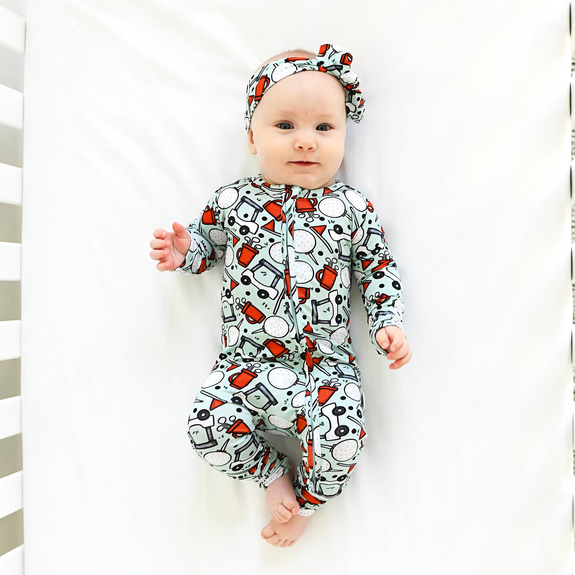 Bamboo Baby Pajama Sleepies Little Baby Zip Caddie