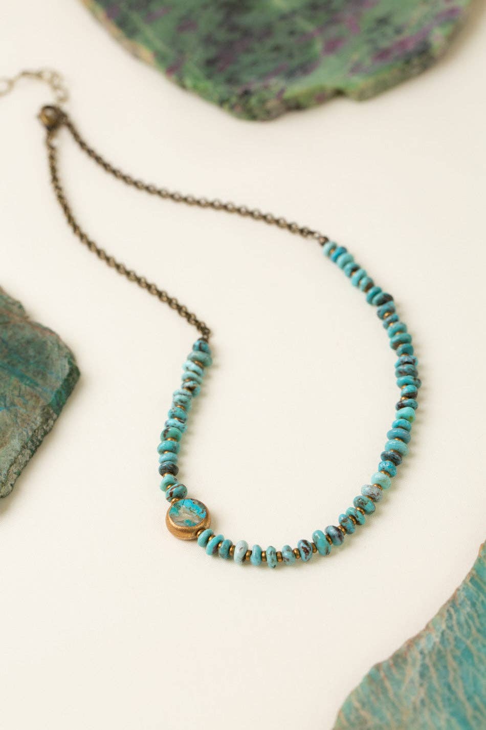 Turquoise Beze Necklace