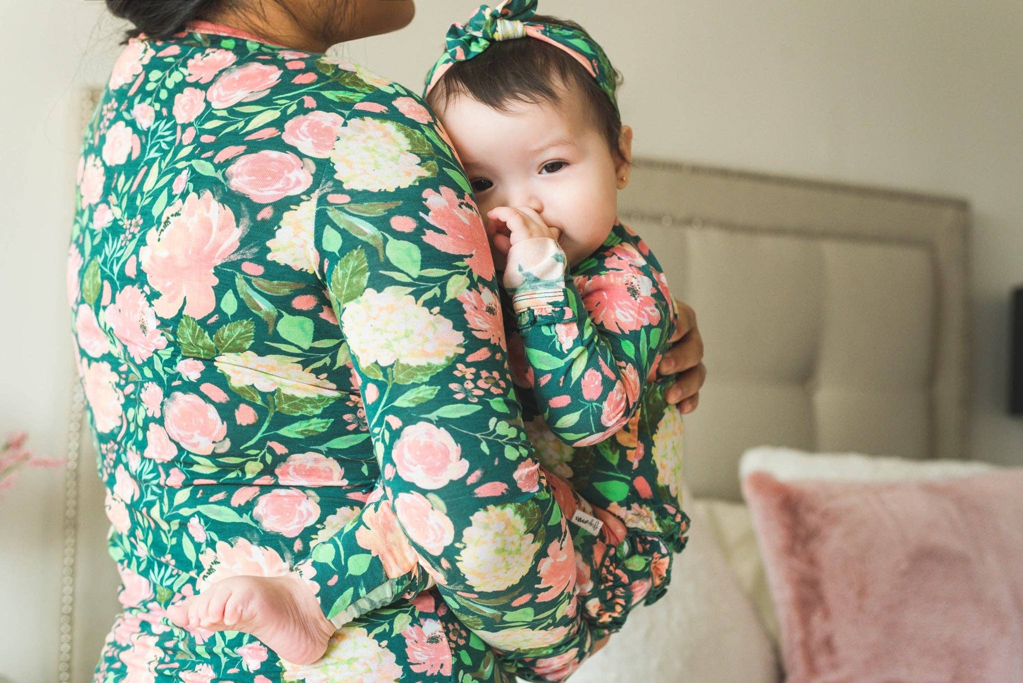 Jolie Floral Ruffle Zip One Piece
