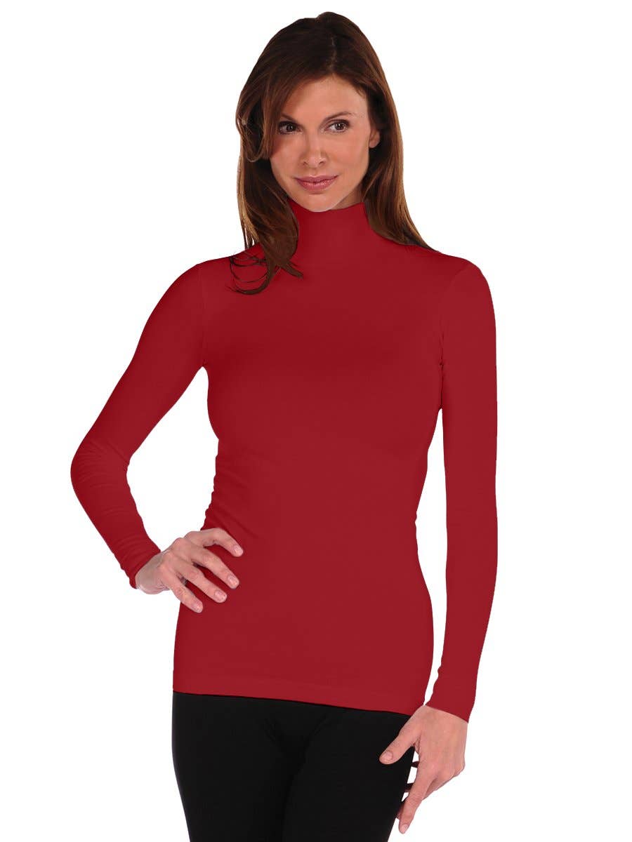 Tees By Tina Long Sleeve Mock Neck Turtleneck (800MN)