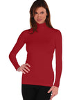 Tees By Tina Long Sleeve Mock Neck Turtleneck (800MN)