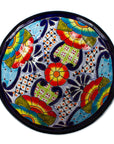 NOVICA Raining Flowers Ceramic Serving Bowl