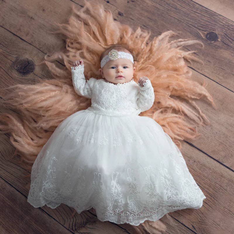 Nicolette's Couture The Julia Christening Gown