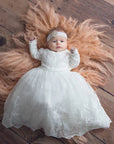 Nicolette's Couture The Julia Christening Gown