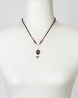 Cat's Eye and Czech Glass Necklace