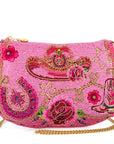 Mary Frances Rodeo Drive Beaded Crossbody Handbag