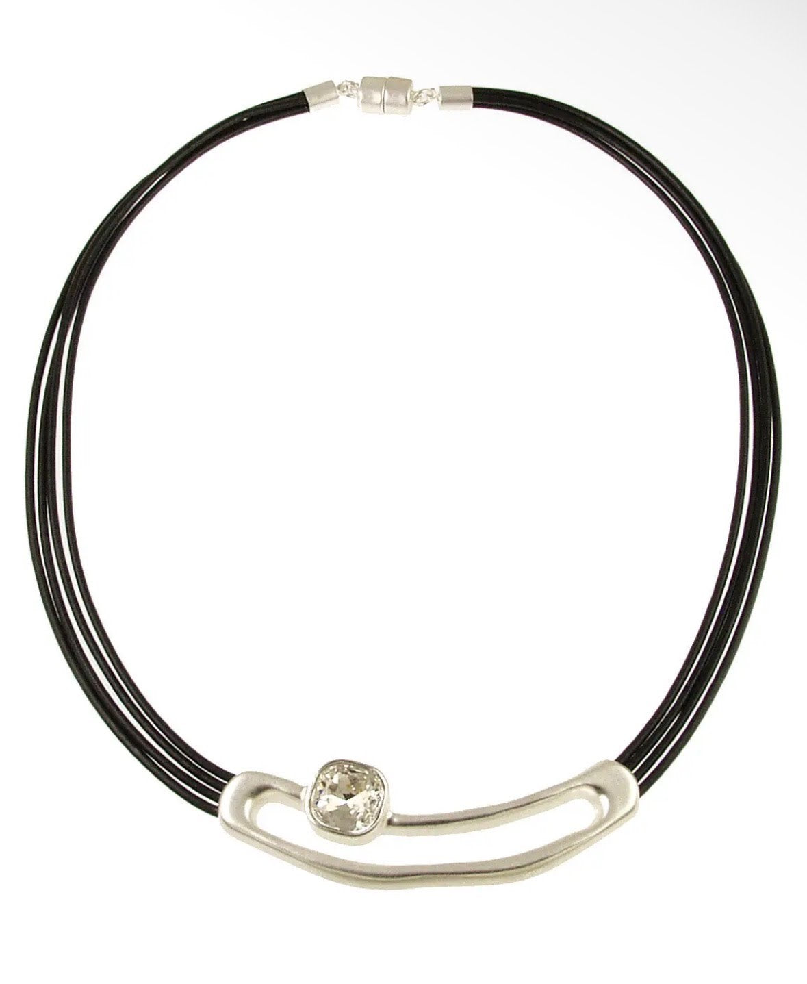 Solstice Crytal Loop Necklace