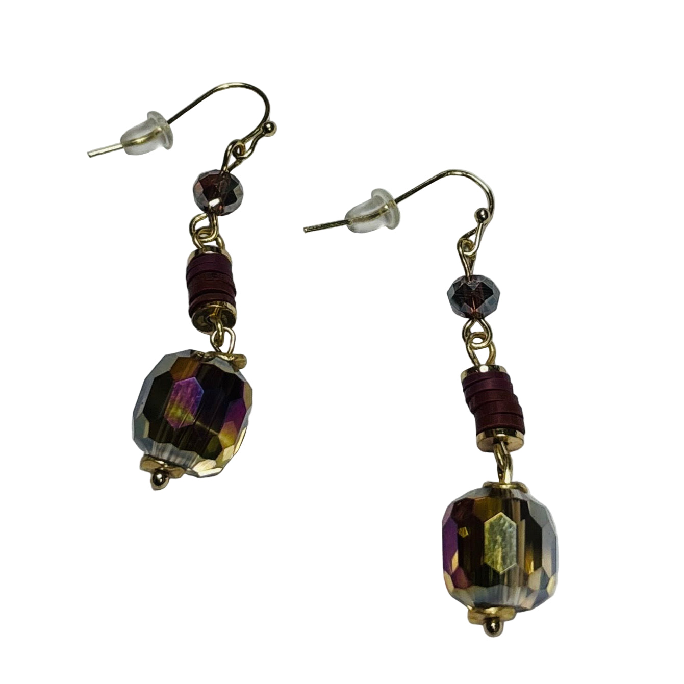 Iridescent Dangle Earrings