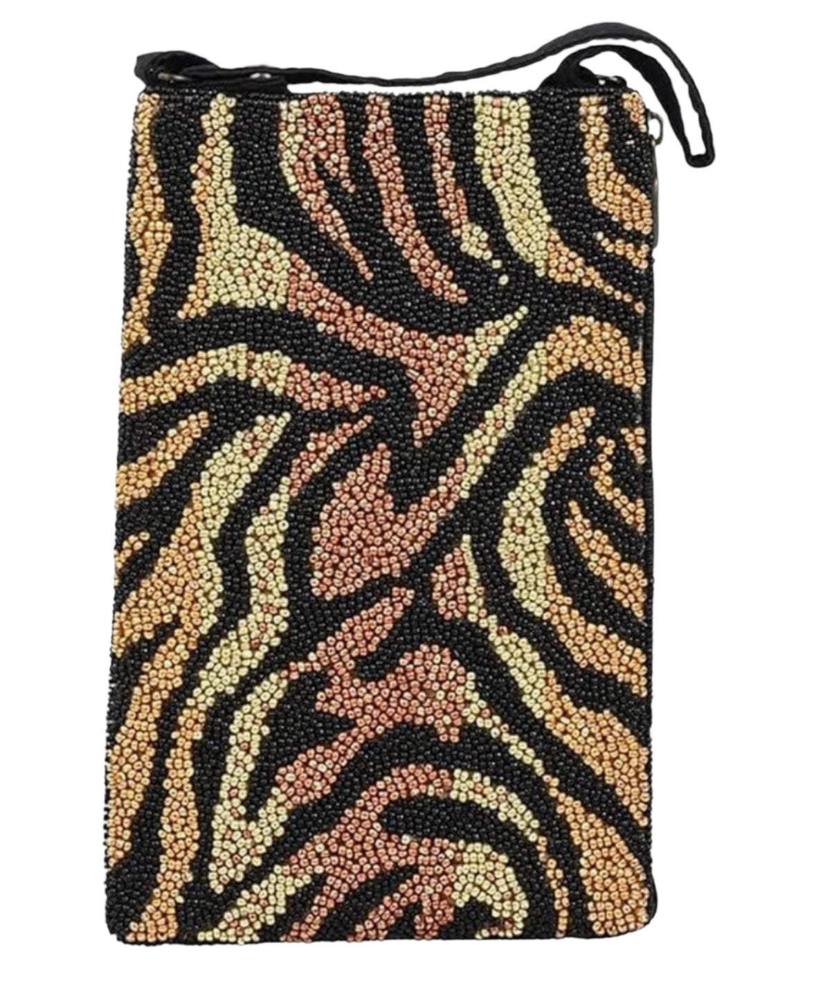 Animal Print Beaded Purse