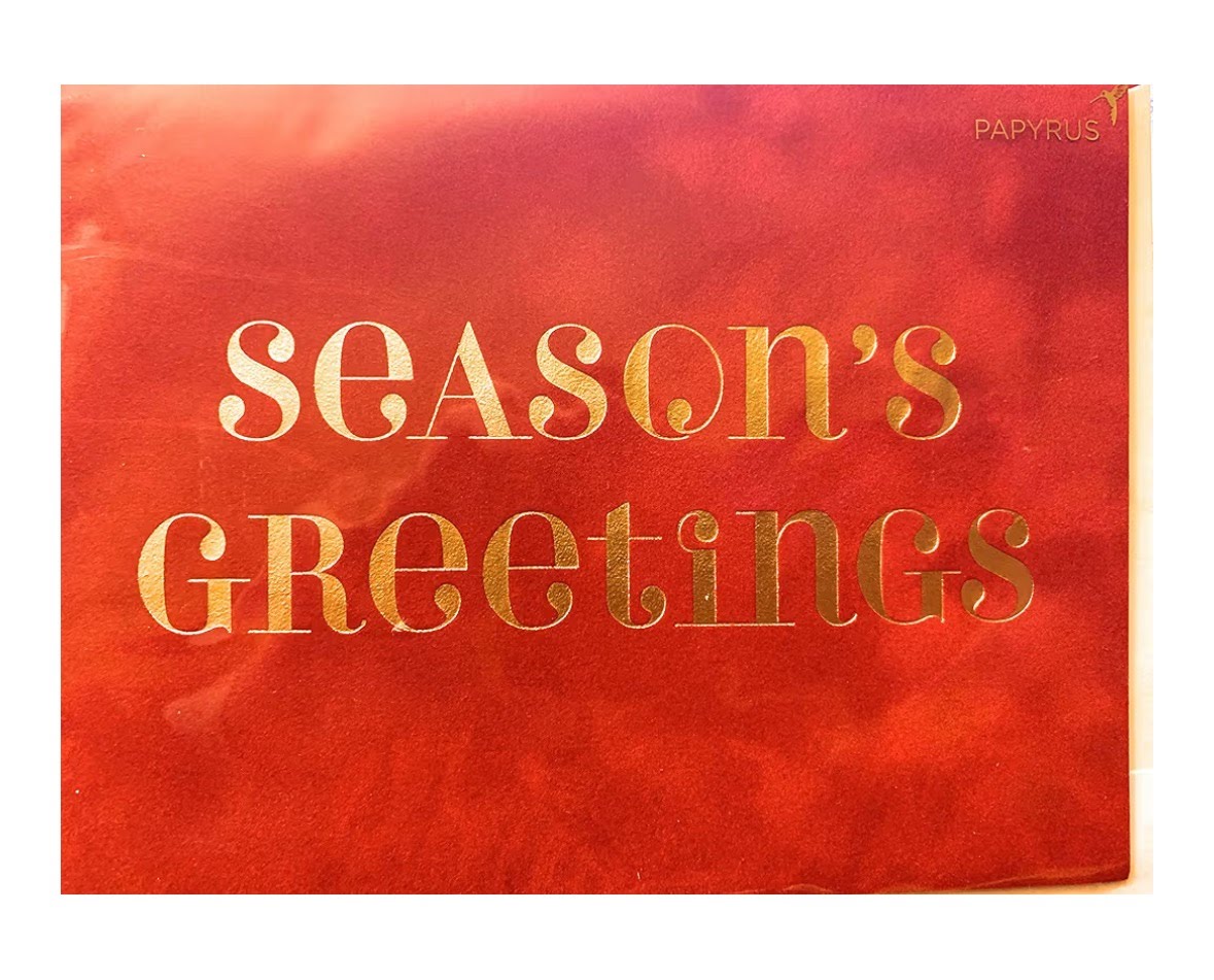 Papyrus Christmas Card