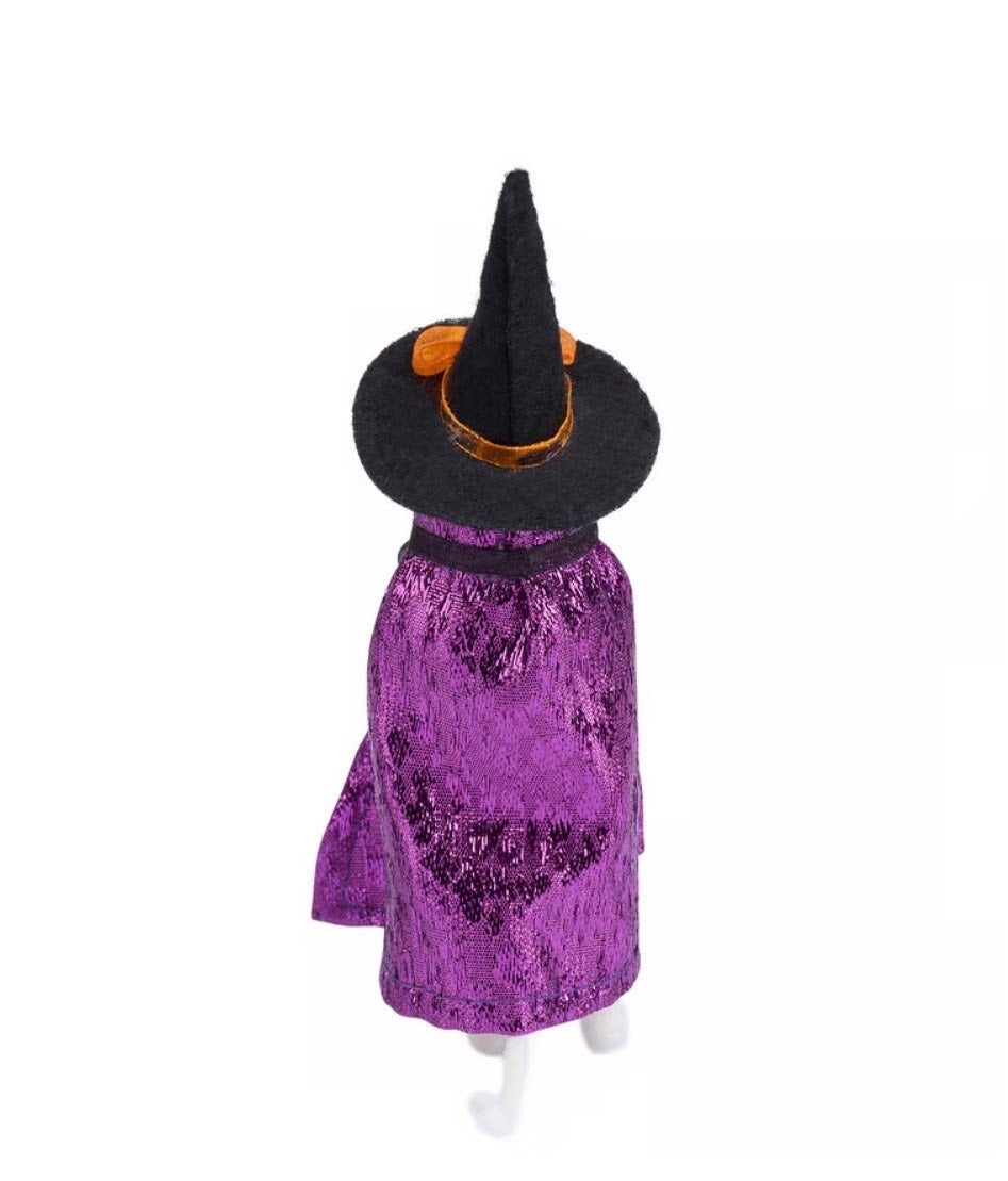 Felt Witch Mouse Critter Halloween Ornament