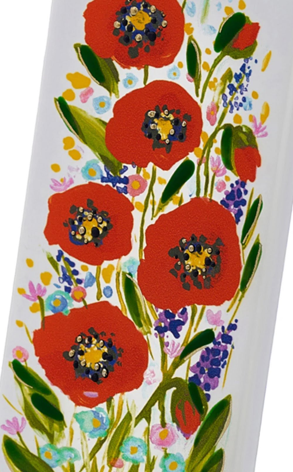 Flatyz Artistic Red Poppies Candle