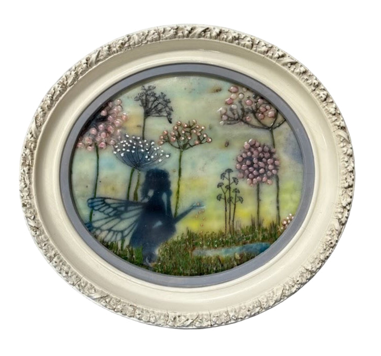 Trish McFerran Fairy Garden Encaustic Art