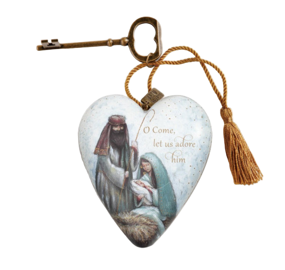 O Come Let Us Adore Him Art Heart