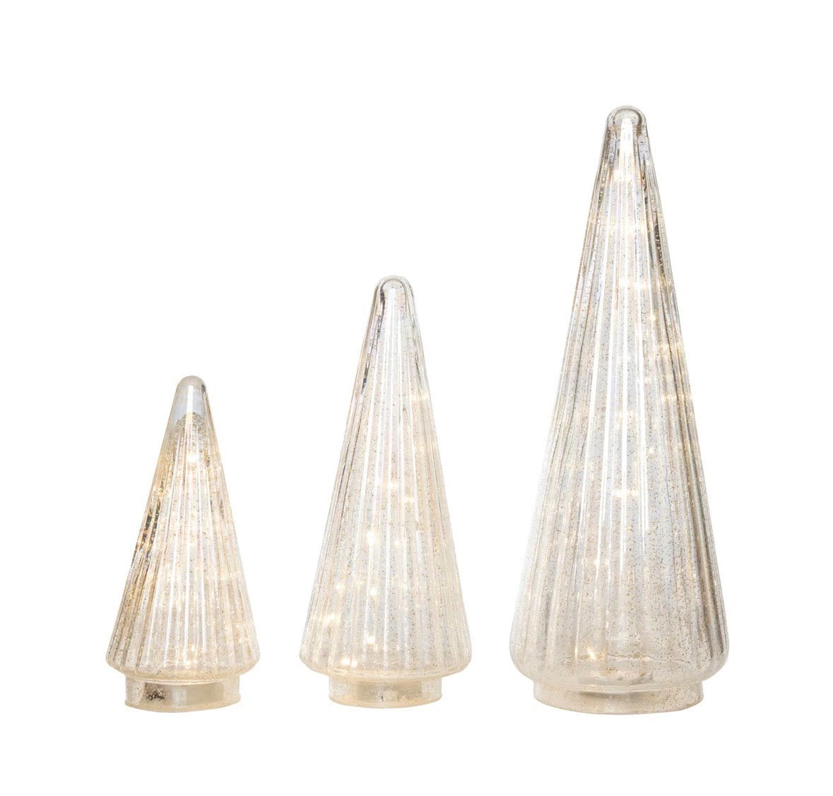 Classic Light Up Glass Trees