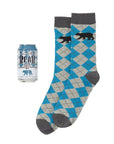 Ice Cold Bear Beer Can Socks
