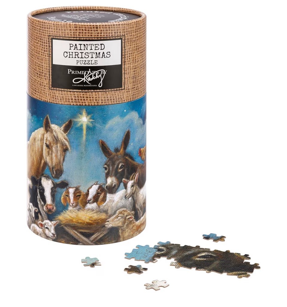 Christmas Farm Animals Nativity Puzzle