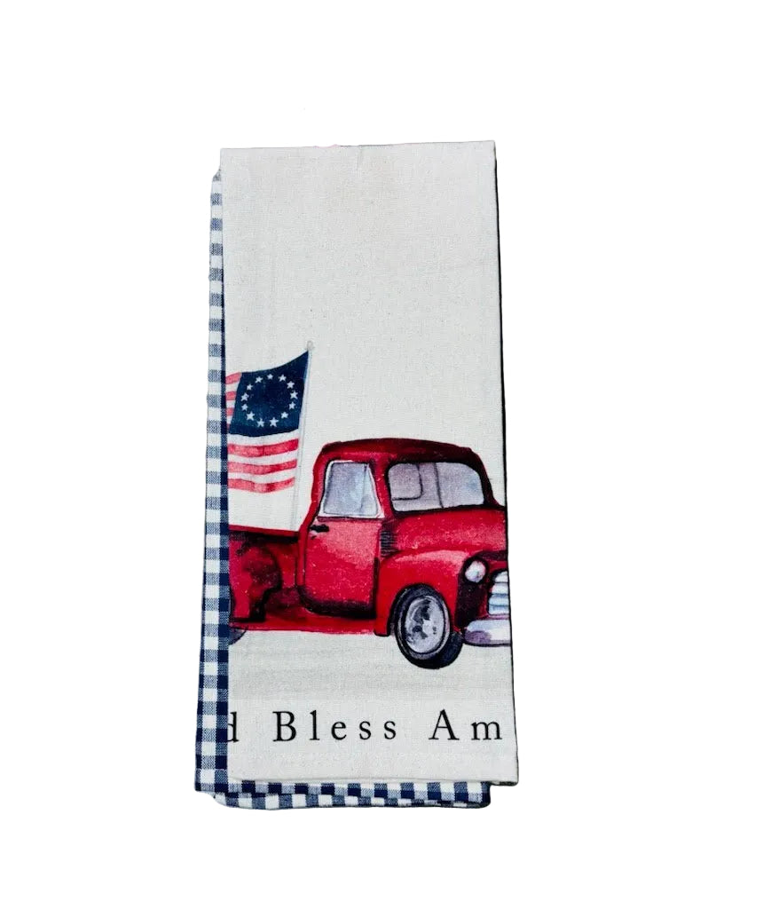 God Bless America Tea Towel Set