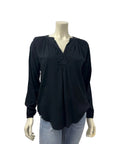 La Mer Luxe Banded Cuff Top 1-L151