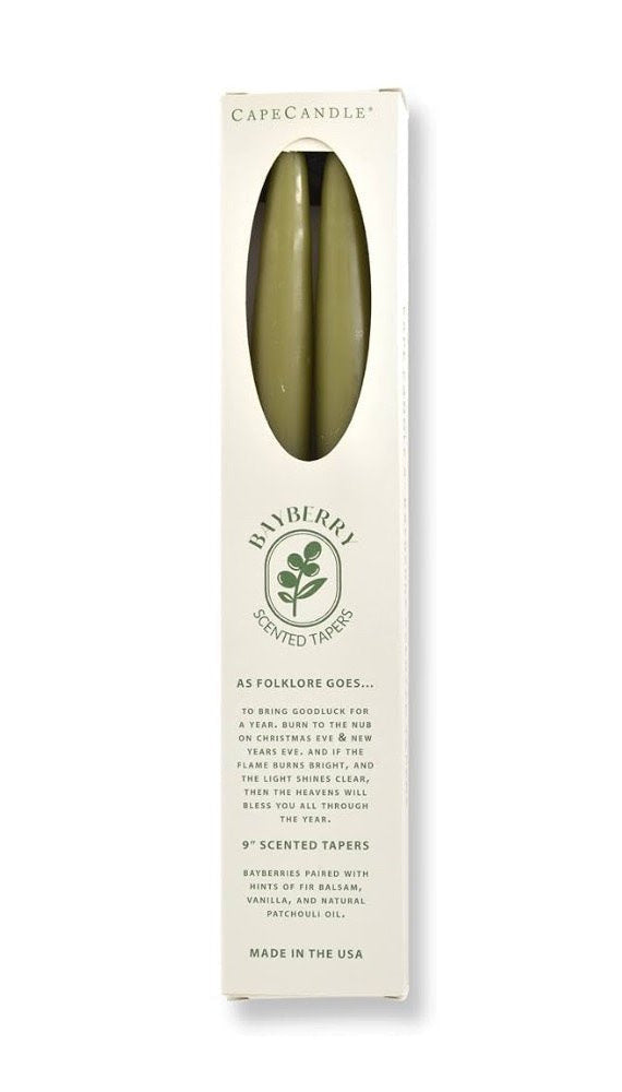 Cape Candle Bayberry Taper Candles