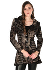Frank Lyman Graphic Animal Print Longline Jacket 263213