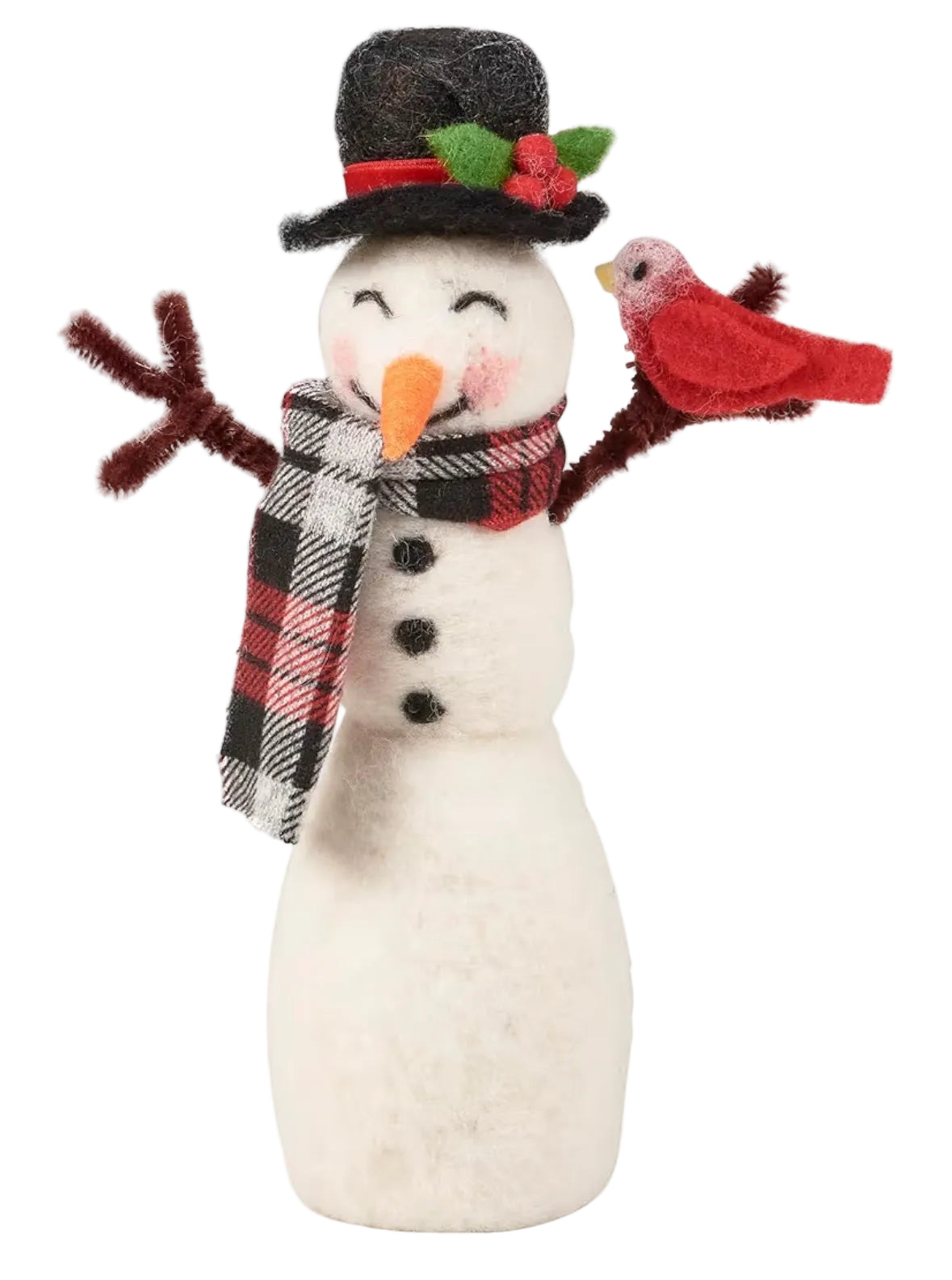 Snowman and Cardinal Christmas Critter