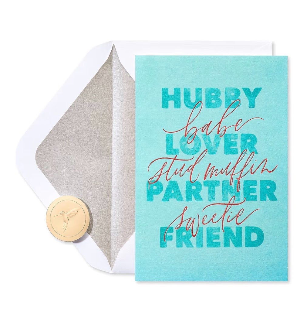 Papyrus Anniversary  Card (Husband)