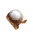 The Jewelry Junkie Freshwater Pearl Cuff Ring
